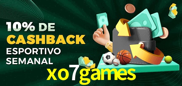 10% de bônus de cashback na xo7games